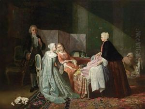 The Drapery Store by Flemish Unknown Masters