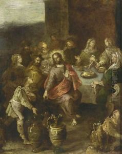 The Marriage At Cana by Frans II Francken