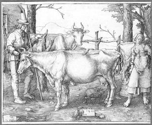 The Milkmaid 2 by Lucas Van Leyden