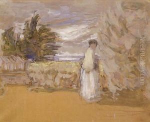 Femme Au Jardin by Jean-Edouard Vuillard