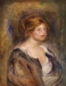 Jeune Fille En Bleu (Tete De Femme Blonde)