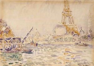 Vue De Paris Avec La Tour Eiffel