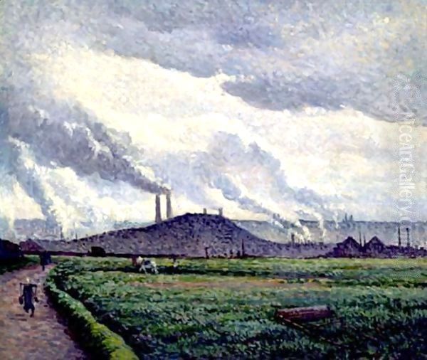 Charleroi, Paysage A Couillet - view 1