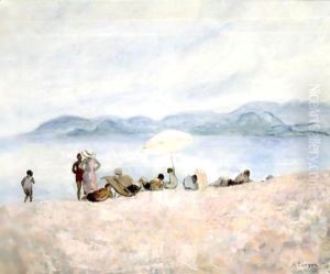 Sur La Plage 2 by Henri Lebasque