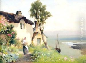 Shelley Cottage, Lynmouth, Devon by Benjamin D. Sigmund