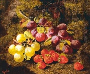 Still Life Of Fruit by Charles Thomas Bale