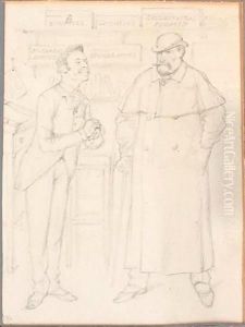 The Divorce Shop by John Tenniel