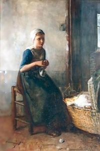 Mother And Child by Albert Neuhuys
