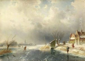 Figures In A Winter Landscape thumbnail