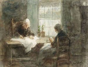 Seamstresses by Jozef Israels