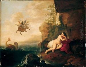 Perseus And Andromeda by Abraham van Cuylenborch