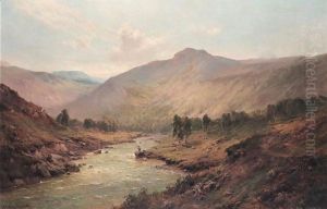 The Valley Of The Dee by Alfred de Breanski