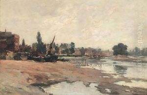 The Thames At Isleworth by Joseph Milner