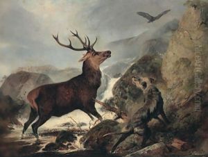 In The Highlands by Richard Ansdell