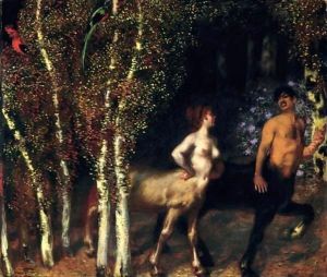 Im Zauberwald (The Enchanted Forest) by Franz von Stuck