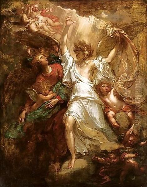 Angels Appearing To The Shepherds - view 1