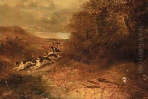Full Cry And The Runaway Horse by John Frederick Herring Snr