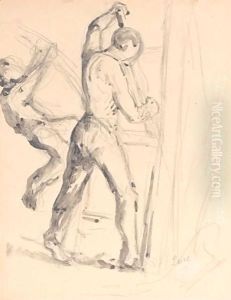 Deux Ouvriers by Maximilien Luce