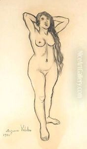 Nu Au Bain by Suzanne Valadon