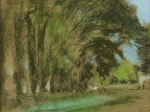 L'Allee Ensoleillee Du Parc by Jean-Edouard Vuillard