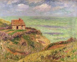 Vue De La Cabane Des Douaniers, A Pourville