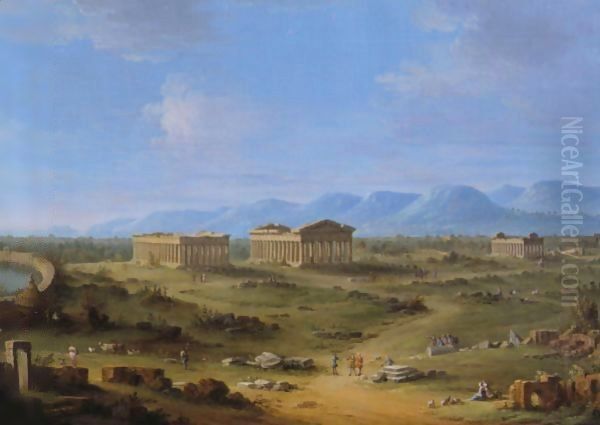 View Of The Ruins At Paestum - view 1