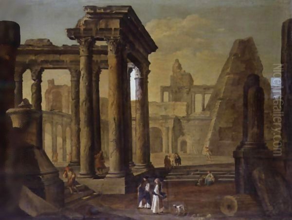 A Capriccio With Roman Ruins - view 1