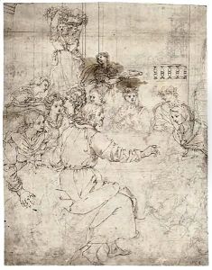 The Wedding At Cana by Alessandro Allori