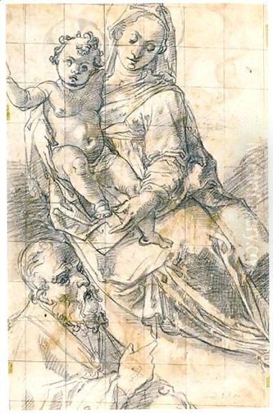 Madonna And Child With St. Petronius - view 1