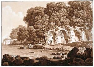 The Ruins Of Cicero's Villa At Mola Di Gaeta