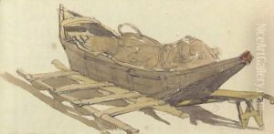 A Study Of A Riverboat A Study Of A Riverboat