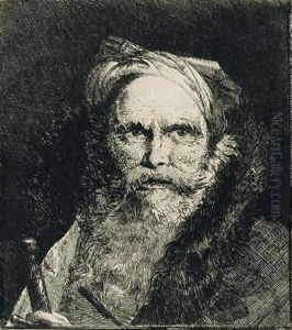 Old Man With A Sword by Giovanni Battista Tiepolo