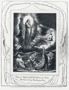 Then A Spirit Passed Before My Face The Hair Of My Flesh Stood Up by William Blake