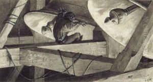 Study For An Illustration To Victor Hugo's notre Dame De Paris