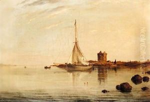 Arran from the Ayrshire coast by William Clark Of Greenock