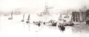 Boats in a harbourUntitled Boats in a harbourUntitled