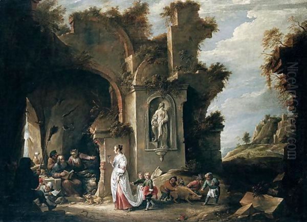 The temptation of Saint Anthony - view 1