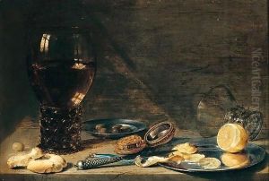 Still life a roemer by Pieter Claesz.