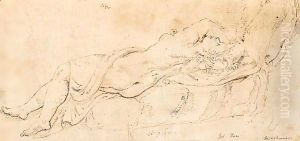The death of Cleopatra by Giulio Romano (Orbetto)