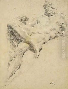 Study of the figure of day from the Lorenzo De'Medici tomb by Ottaviano Dandini