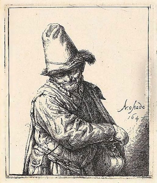 The Organ-Grinder (Holl., G.8) - view 1