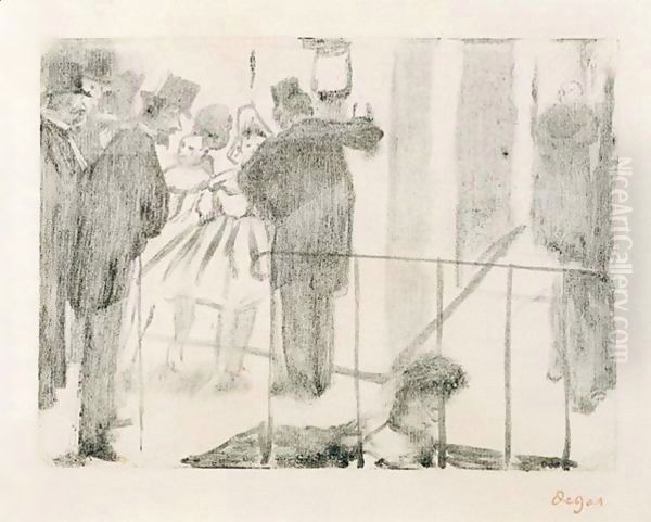 La Famille Cardinal Pauline And Virgine Conversing With Admirers - view 1