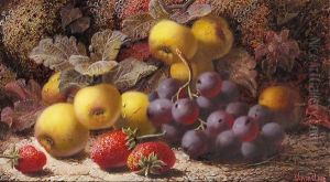 Still Life With Strawberries And Grapes