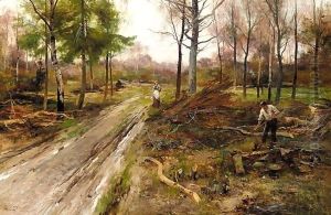The Woodcutter by Alfred Glendening