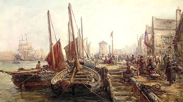 Peel Harbour, Isle-Of-Man - view 1