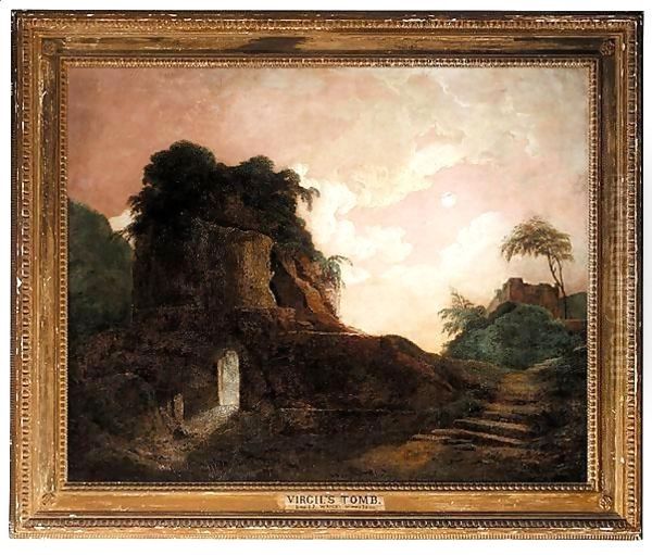 Virgil's Tomb By Moonlight - view 1
