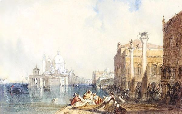 Santa Maria Della Salute And The Piazzetta, Venice - view 1