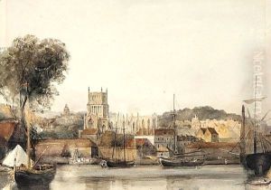 Bristol Cathedral From Wapping Looking Across Canon's Marsh Bristol Cathedral From Wapping Looking Across Canon's Marsh