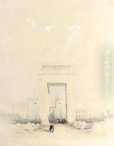 Great Gateway Leading To The Temple Of Karnak, Thebes - view 1