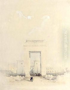 Great Gateway Leading To The Temple Of Karnak, Thebes